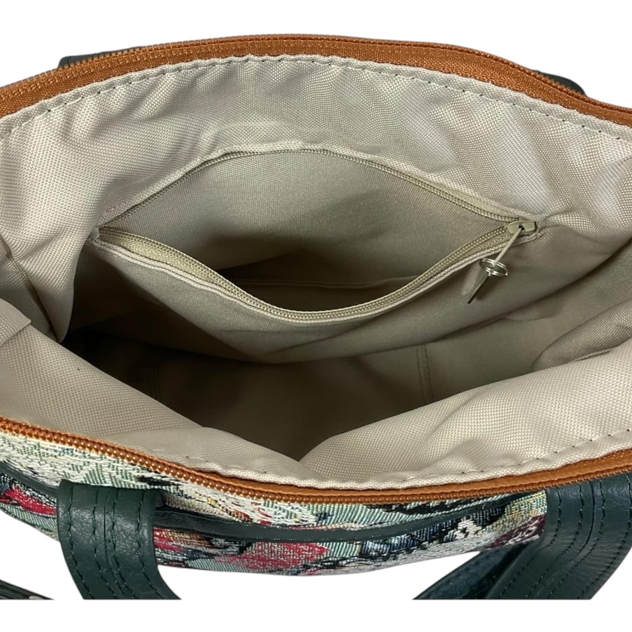 Crossbody Handbag in genuine Leather and butterfly print, unique one of a kind shoulder bag, zip pocket adjustable strap organiser