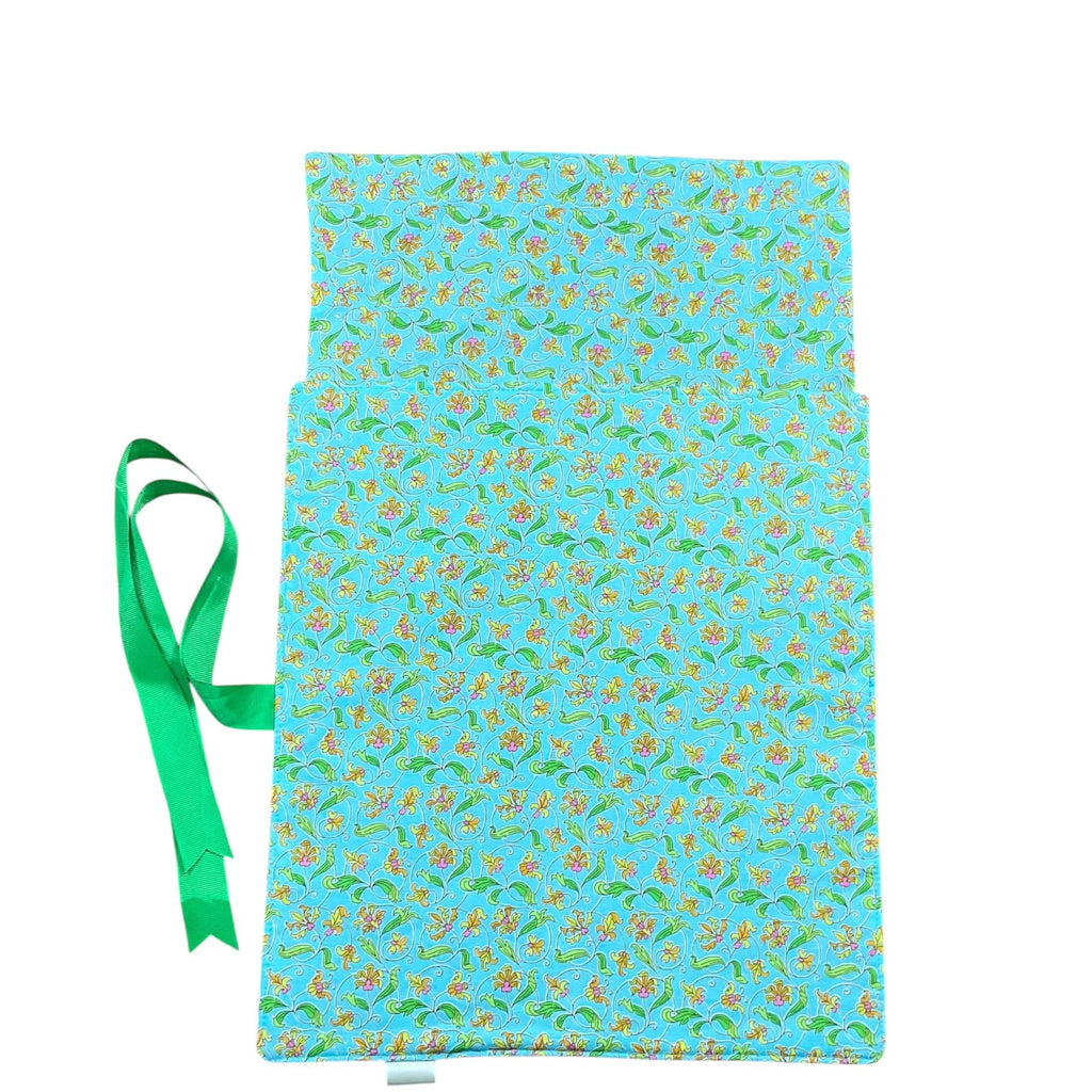 Liberty floral print Straight knitting needle case, needle roll, ribbon tie storage, knitting accessories, knitters gift,needle organiser