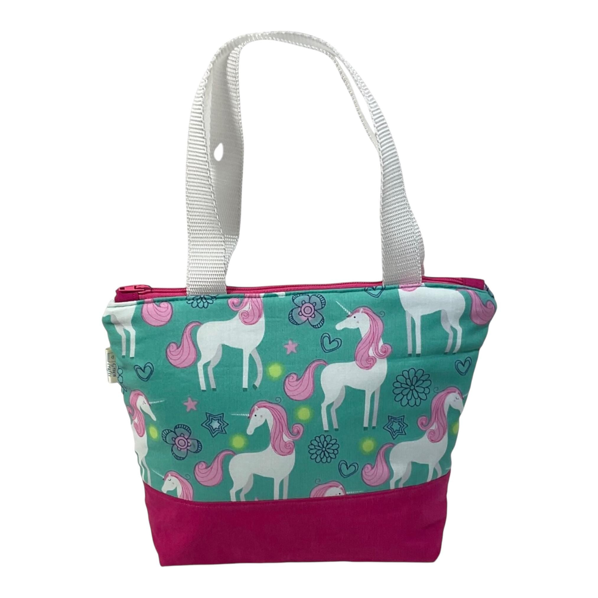 Unicorn Cotton Toiletry Bag: Kids Travel Wash Bag