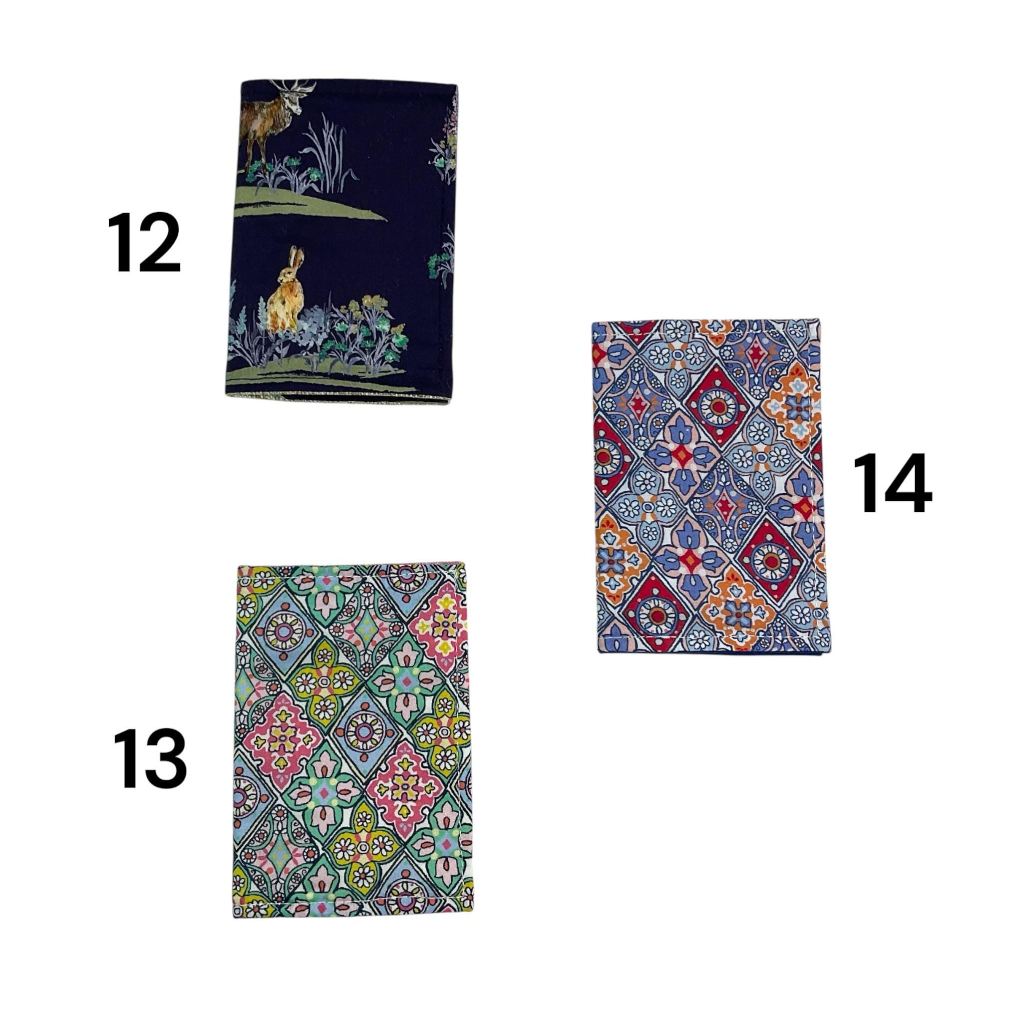 card wallet in pretty floral Liberty fabric , credit card or Oyster card pouch, loyalty card holder, ladies small gift
