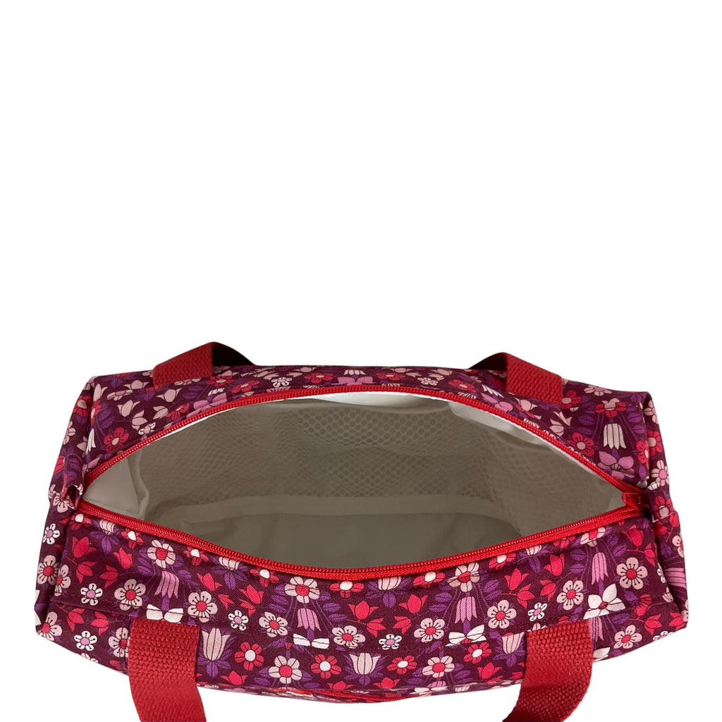 Liberty fabric large toiletries bag with handles and zip pocket, floral Waterproof, ladies sponge wash pouch, Cosmetics bag, ladies gift