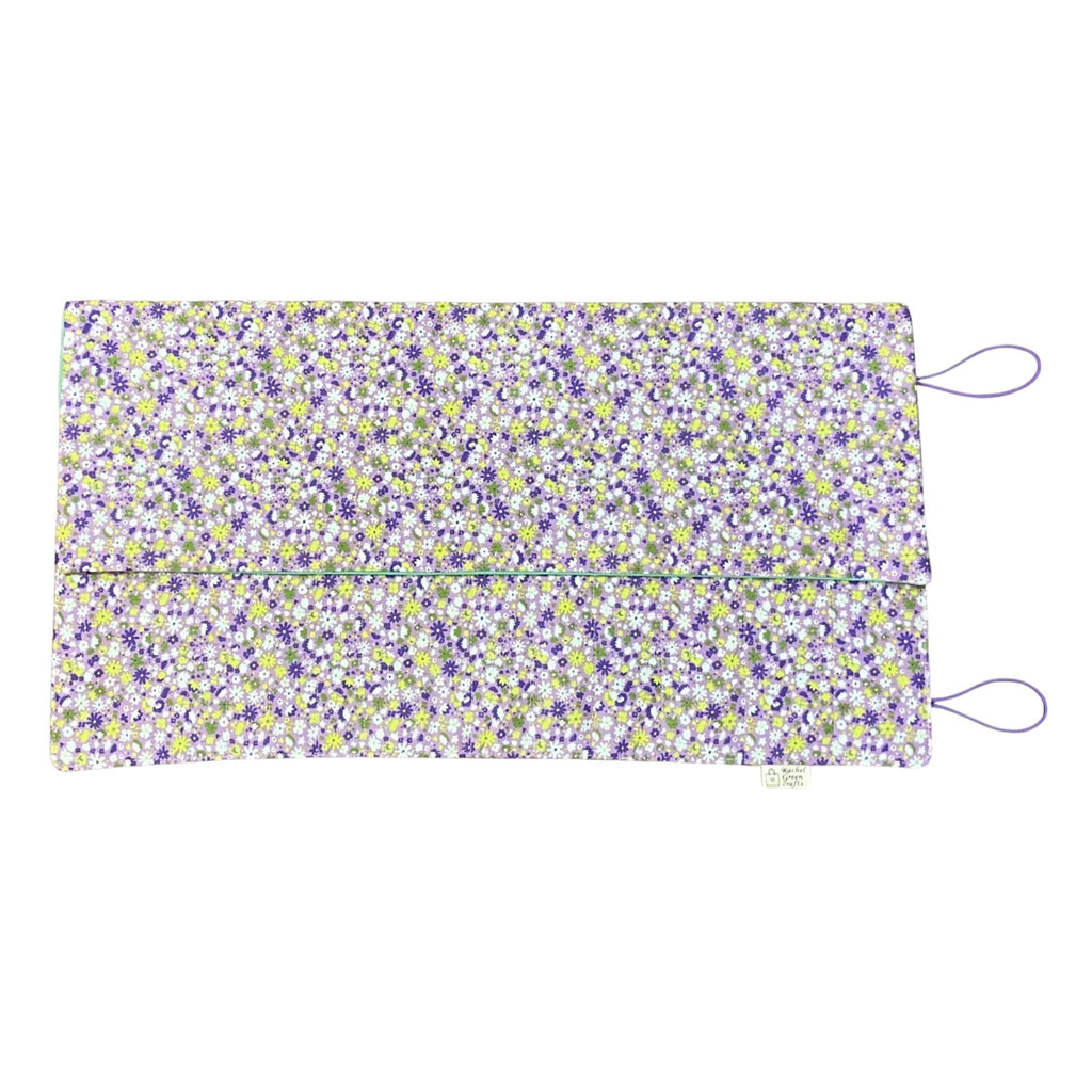 Double pointed knitting needle case made in Liberty floral fabric,  DPN or crochet hook case, sock knitters gift,