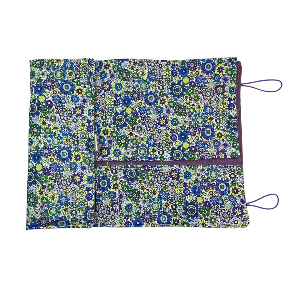 Liberty Floral fabric  interchangeable and double pointed knitting needle case, hiya hiya pouch, knit pro wallet, sock needle case