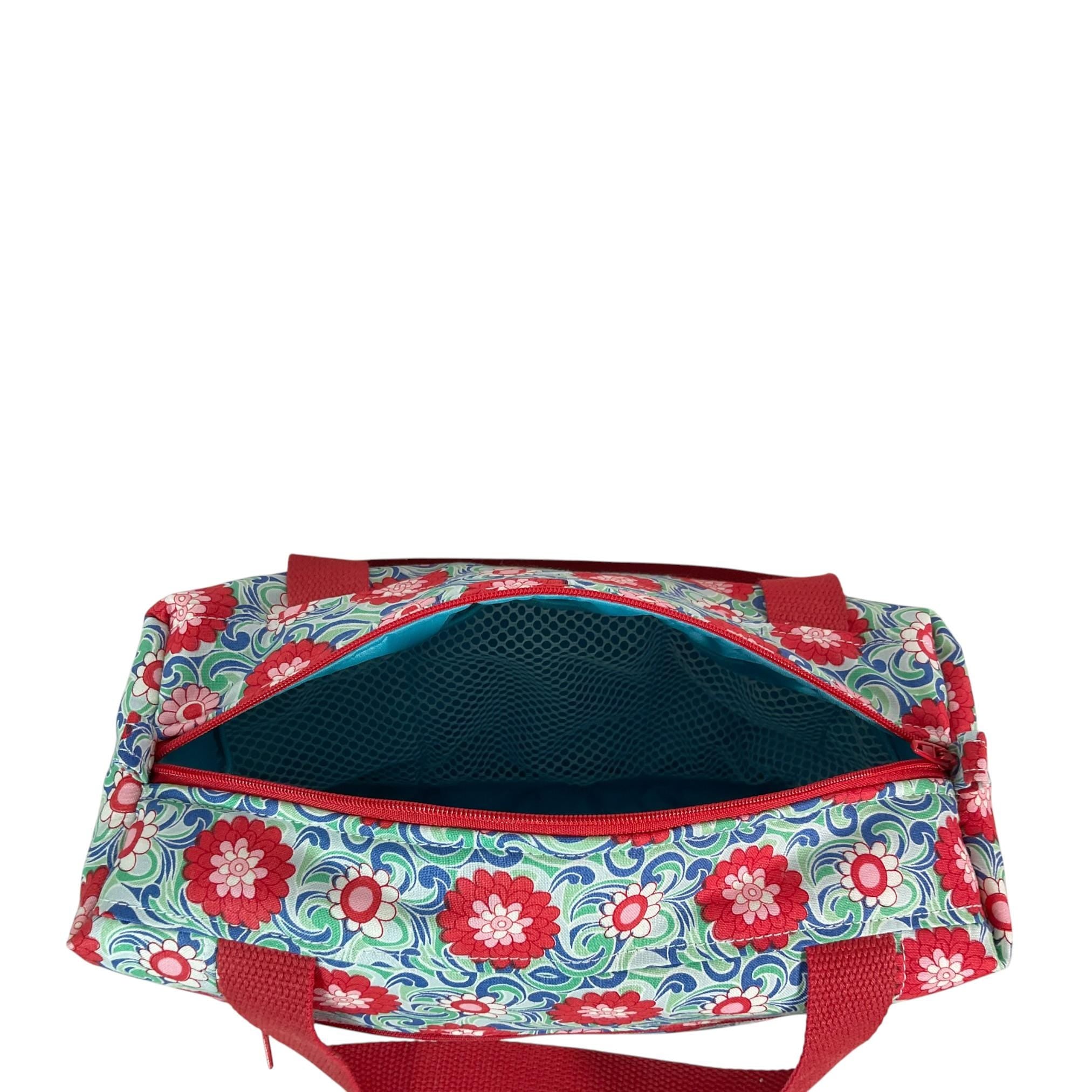 Liberty large toiletries bag with handles and zip pocket, floral Waterproof lined wash pouch, Cosmetics bag, ladies  gift, womens sponge bag