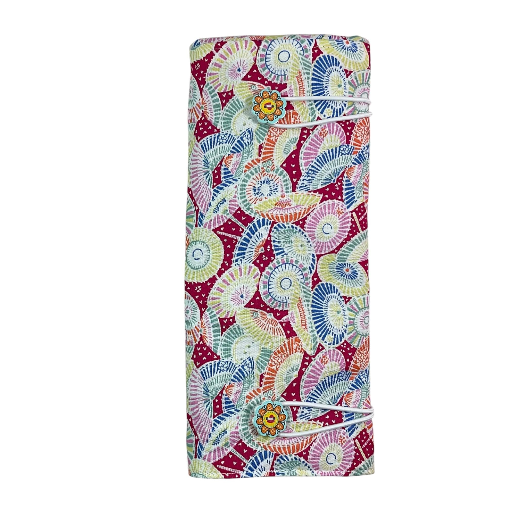 Liberty Floral fabric  interchangeable and double pointed knitting needle case, hiya hiya pouch, knit pro wallet, sock needle case