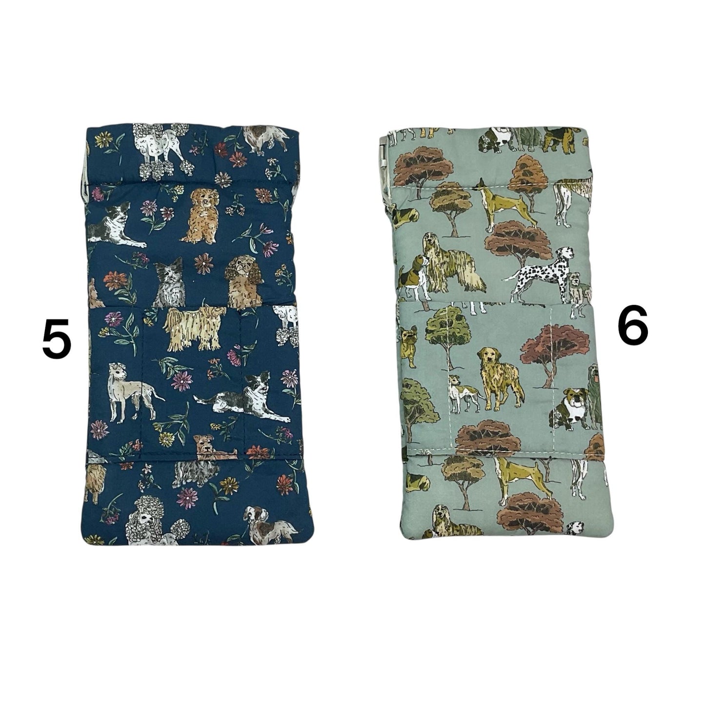 snap shut Glasses cases in Liberty floral fabric