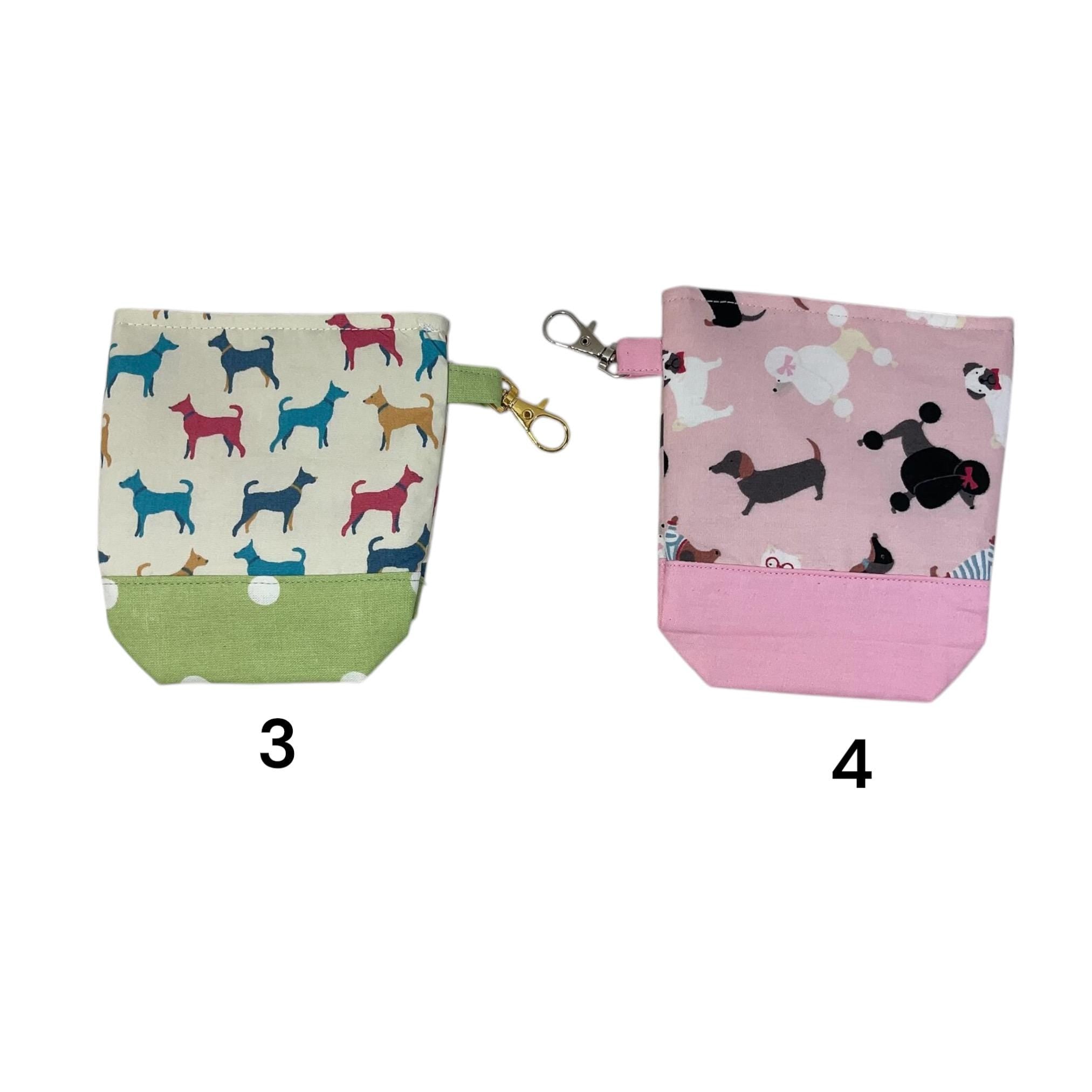 Dog Print Poop Bag Holder & Treat Pouch: Puppy Walker Gift