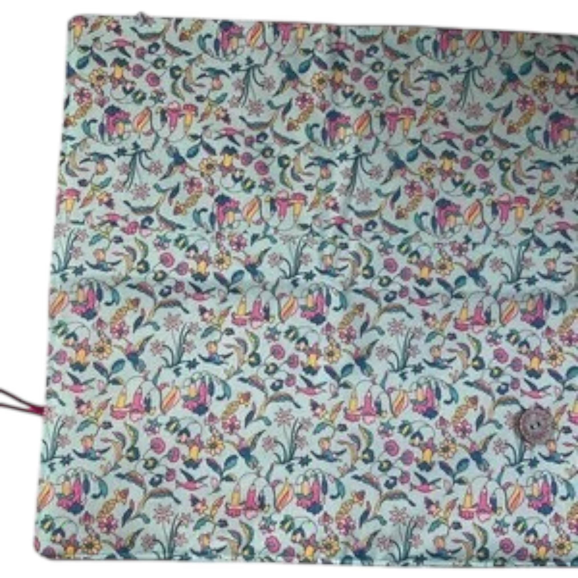 Interchangeable knitting needle case with Liberty fabric , floral bird addi case, chiagoo wallet, knit pro organiser pouch, hiya hiya case,