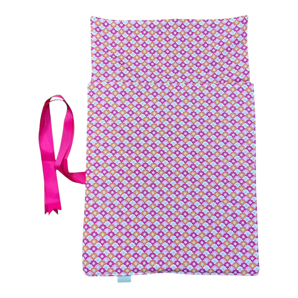 Liberty floral print Straight knitting needle case, needle roll, ribbon tie storage, knitting accessories, knitters gift,needle organiser
