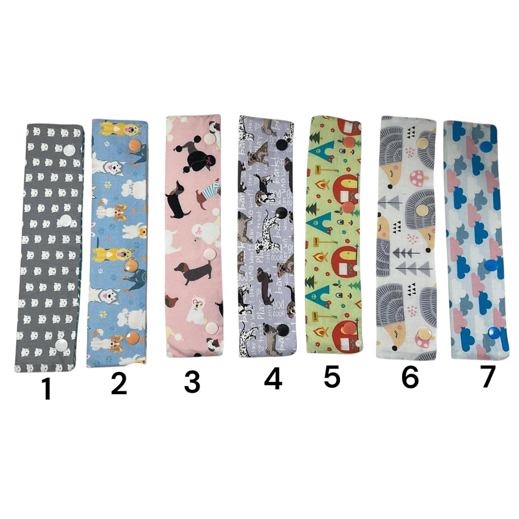 Double pointed knitting needle cosy, 4- 8 inch DPN case, circular needle, sock needle,  sheep project keeper, owl crochet cosy,