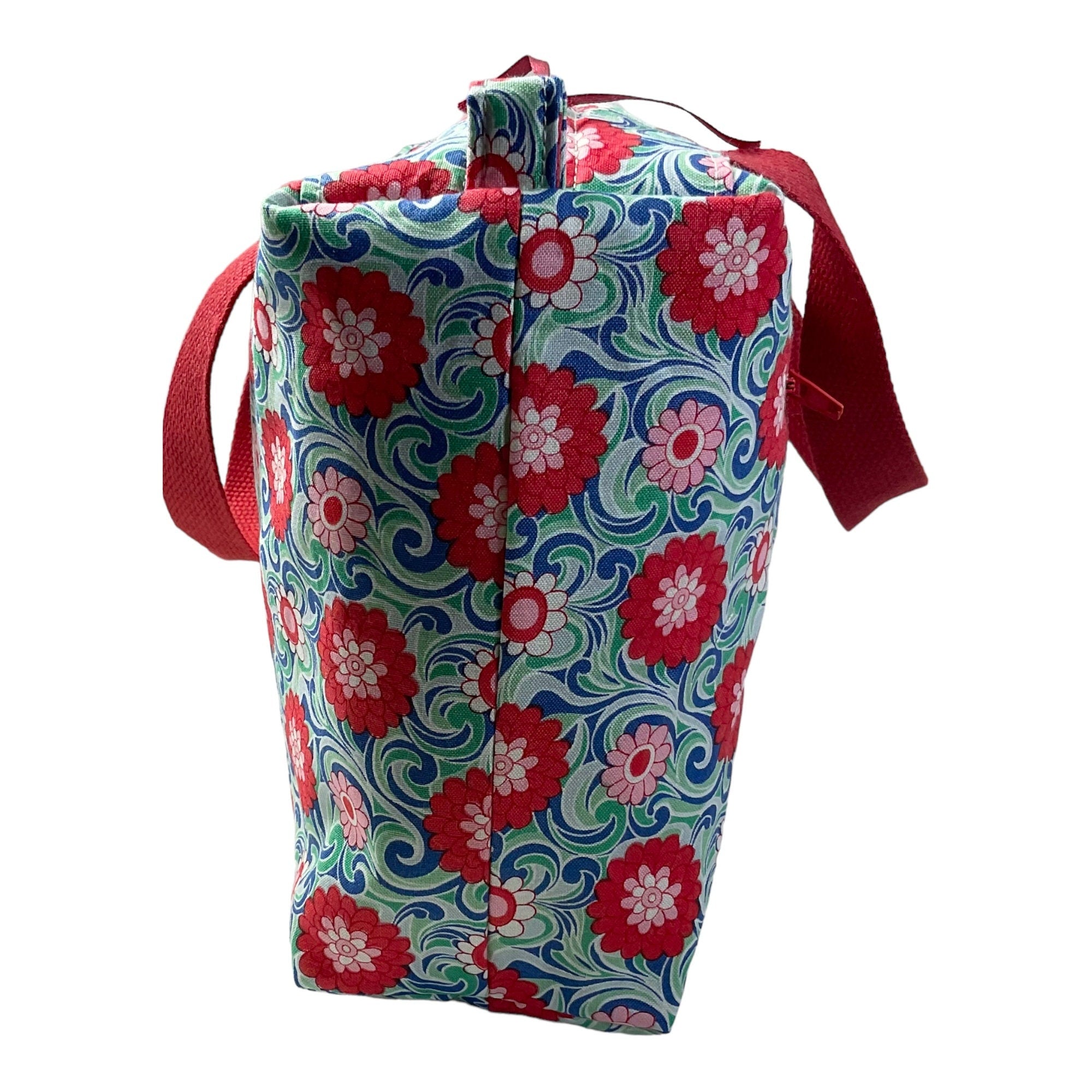Liberty large toiletries bag with handles and zip pocket, floral Waterproof lined wash pouch, Cosmetics bag, ladies  gift, womens sponge bag