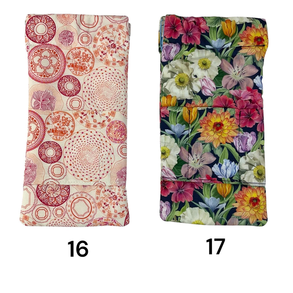 Glasses cases in Liberty floral fabric, snap shut spectacles pouch, sunglasses flex frame, ladies eyeglasses holder, women's gift,