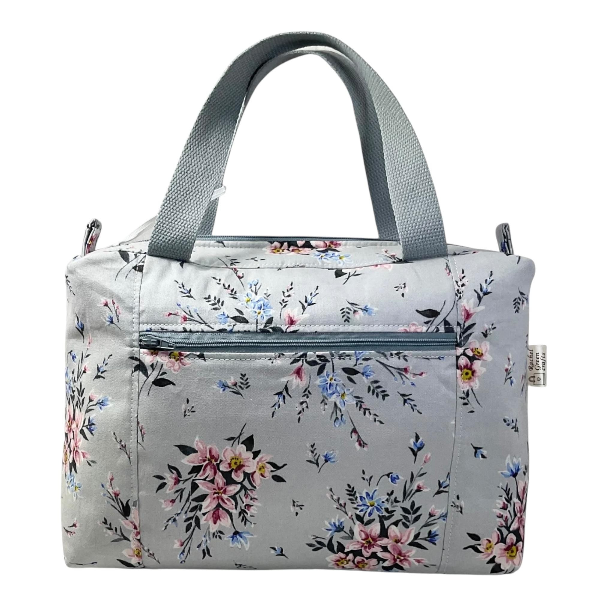 Liberty large toiletries bag with handles and zip pocket, floral Waterproof lined wash pouch, Cosmetics bag, ladies  gift, womens sponge bag