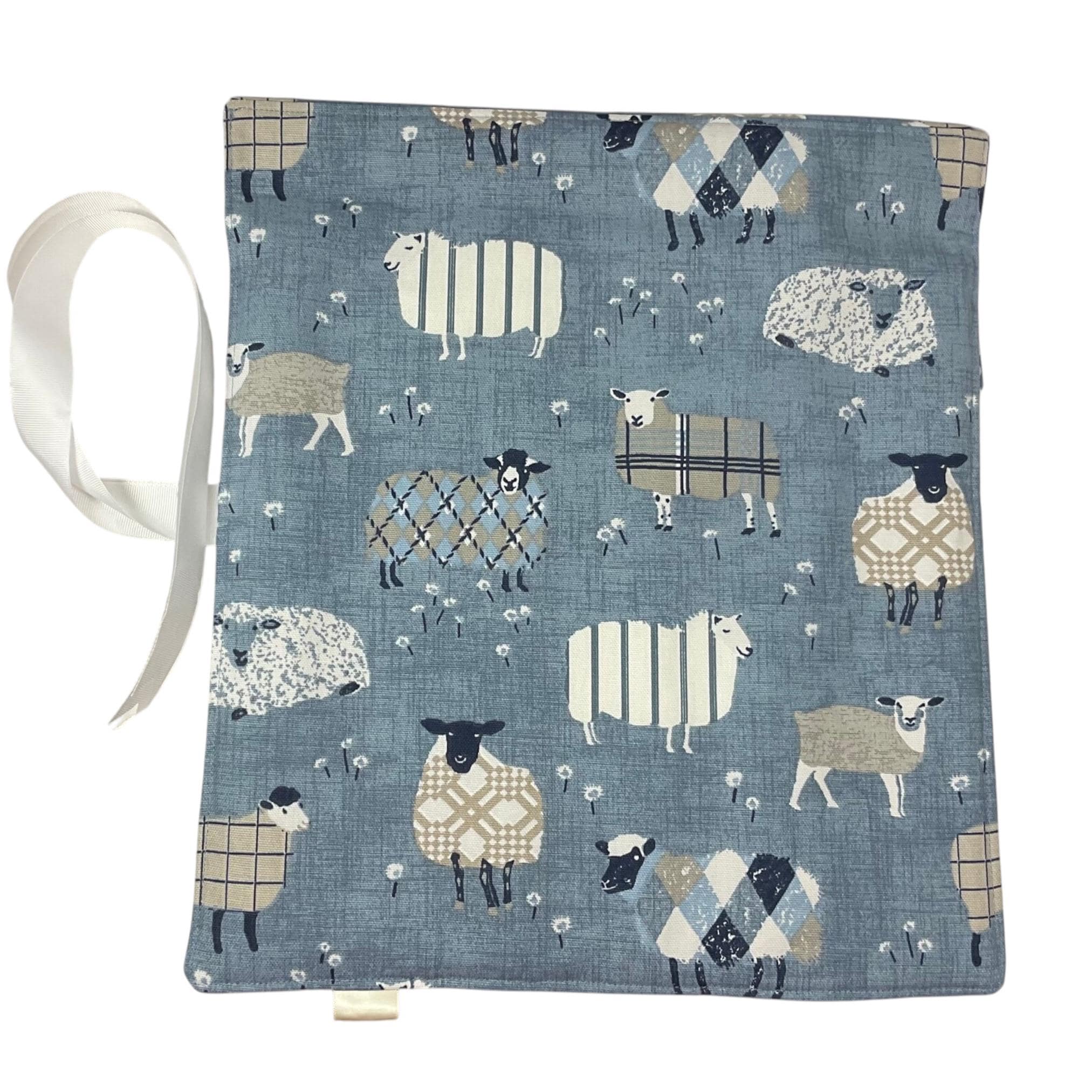Straight knitting needle case, needle roll , sheep needle case, needle storage, knitting accessories, knitters gift,needle organiser
