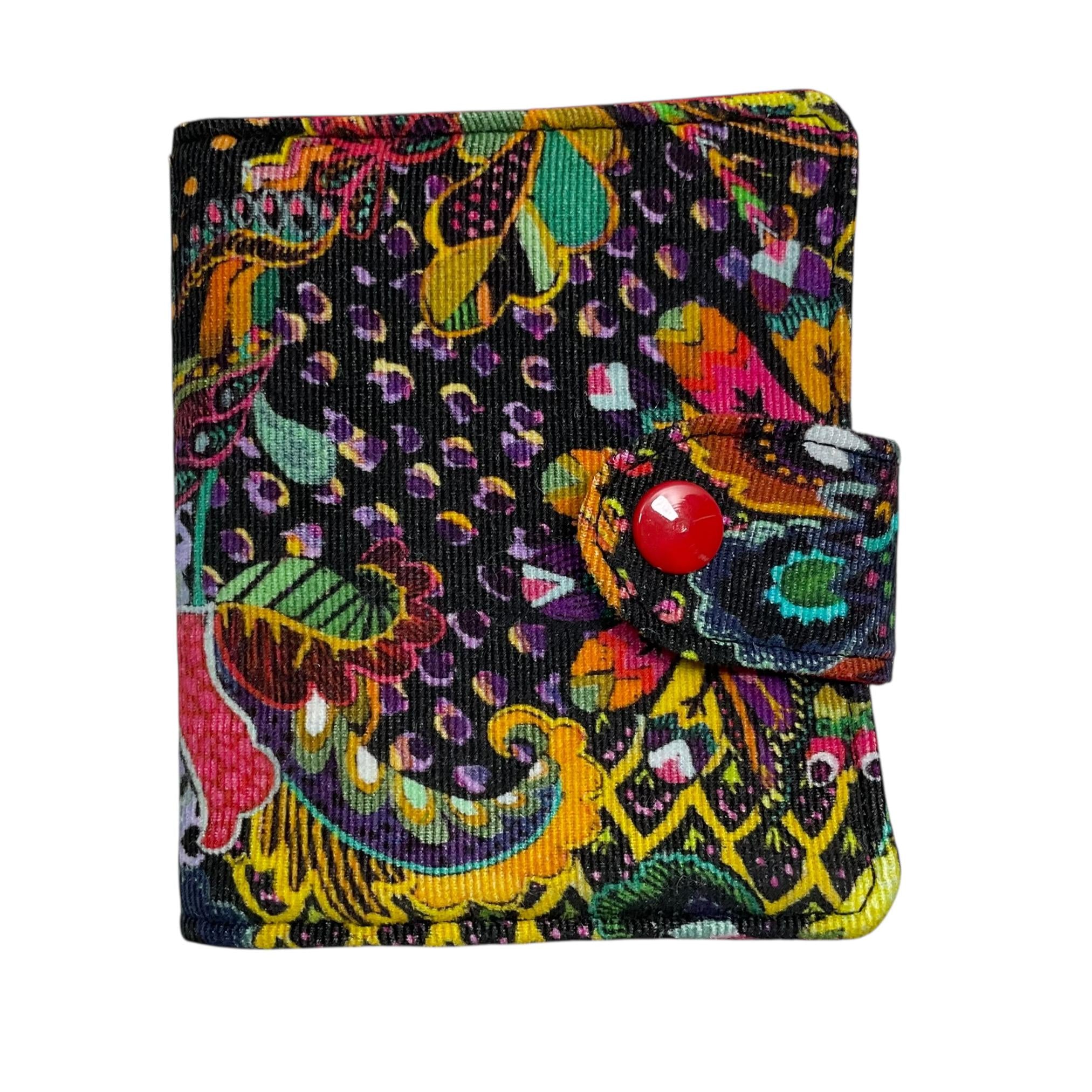 needle book, Liberty floral handmade fabric travel mending case, sewing stocking filler, ladies gift
