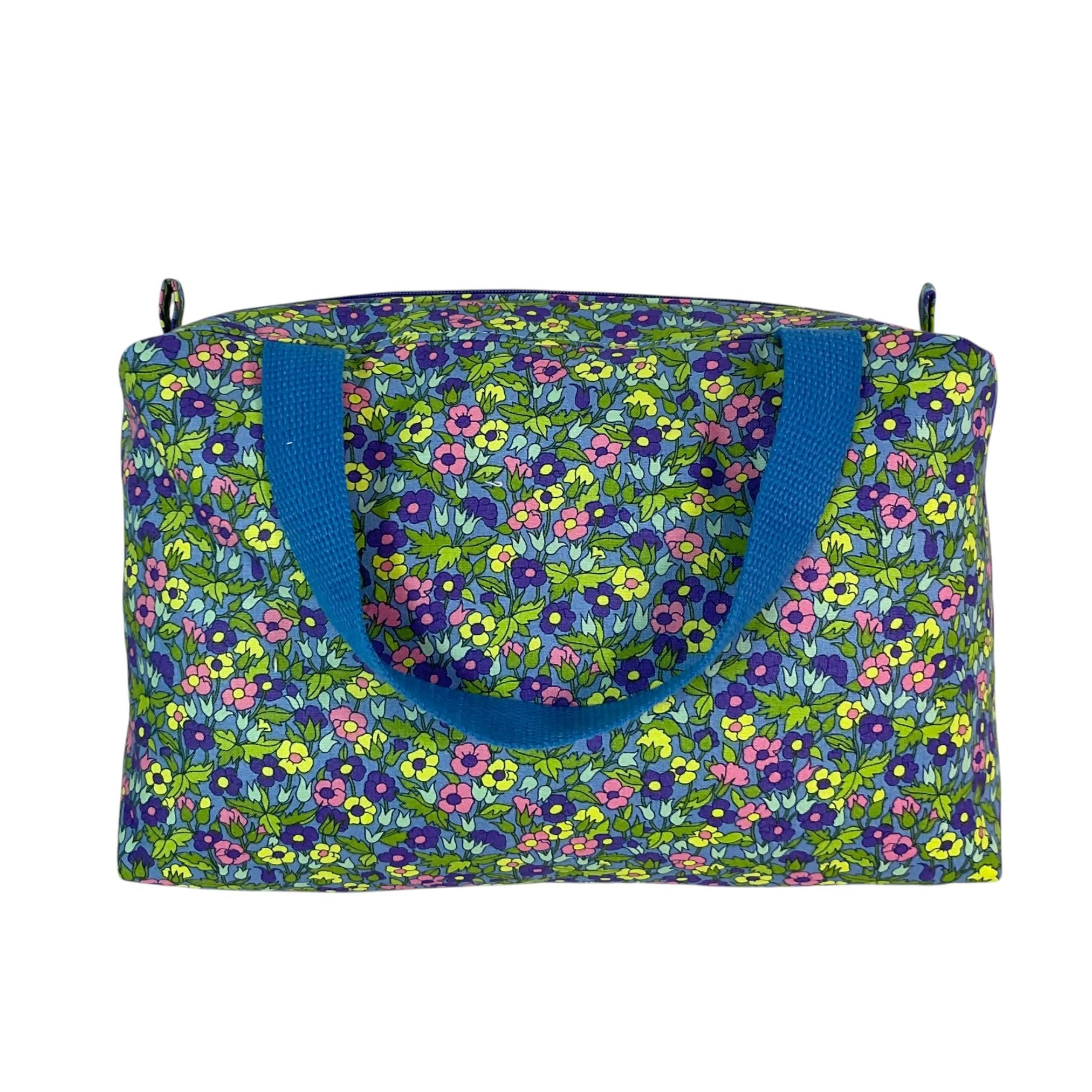 Liberty large toiletries bag with handles and zip pocket, floral Waterproof lined wash pouch, Cosmetics bag, ladies  gift, womens sponge bag
