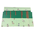 Double pointed knitting needle case with dogs, retriever and spaniel DPN or crochet hook case, sock knitters gift,