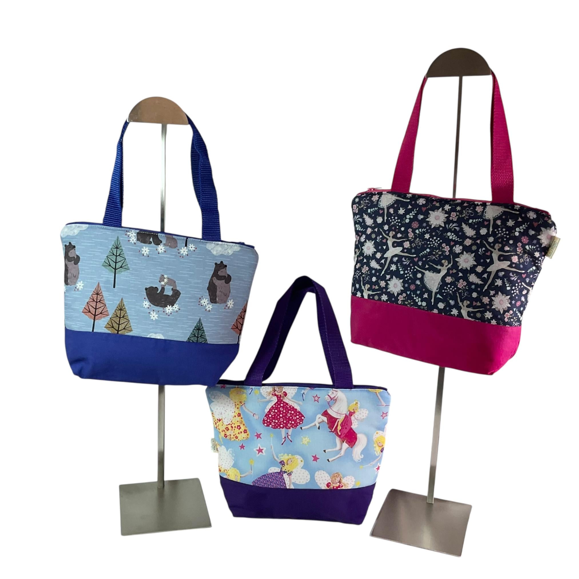 Girls Ballerina Wash Bag: Children's Travel Toiletry Bag, Wipe Clean Lining