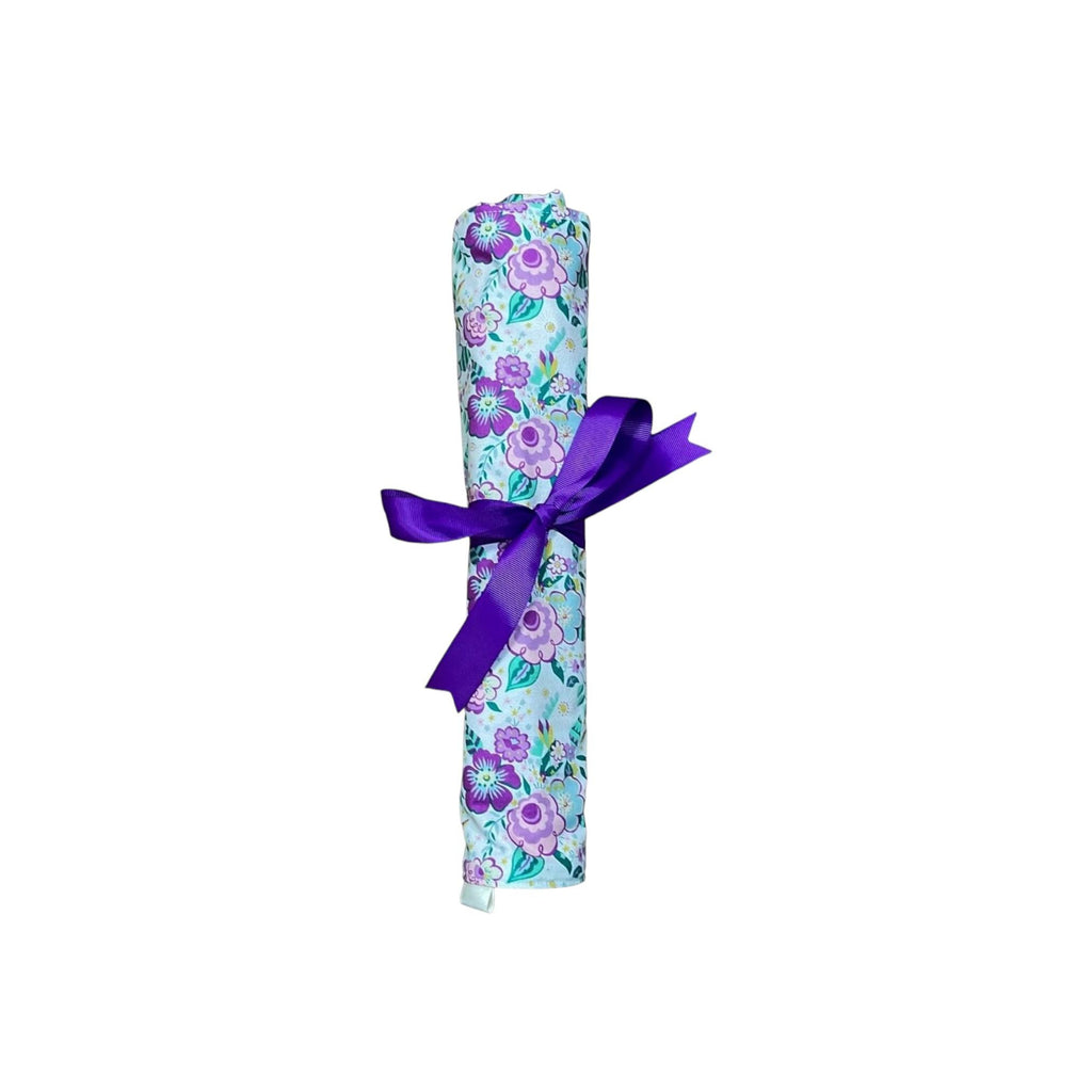 Liberty floral print Straight knitting needle case, needle roll, ribbon tie storage, knitting accessories, knitters gift,needle organiser