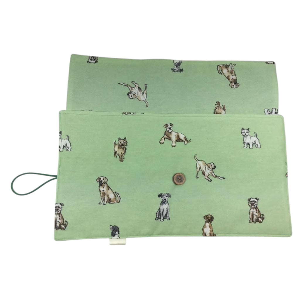 Circular needle case, dog needle case, fixed circular case, sock needles case, knitting needle roll, knitters gift ,needle holder,