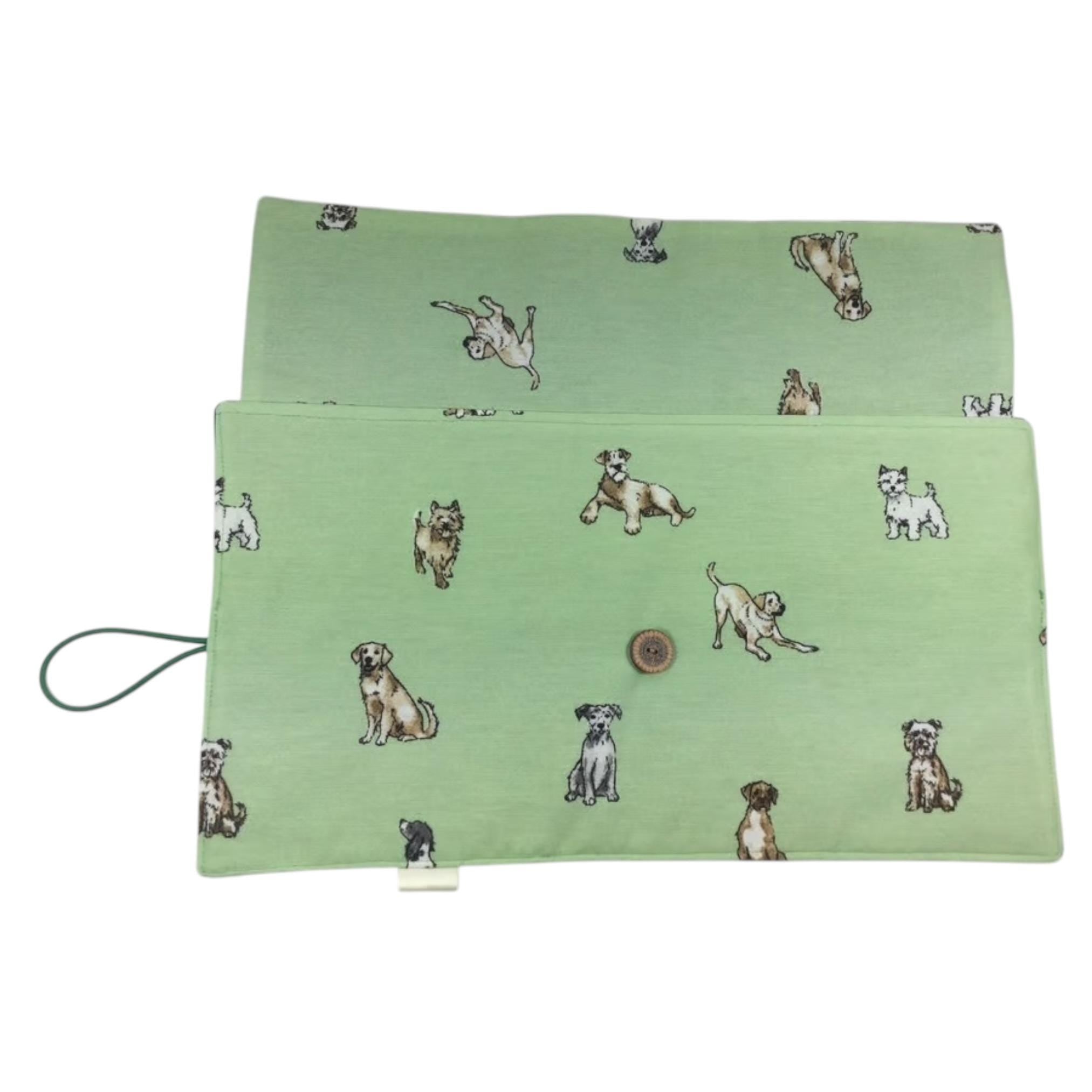 Circular needle case, dog needle case, fixed circular case, sock needles case, knitting needle roll, knitters gift ,needle holder,