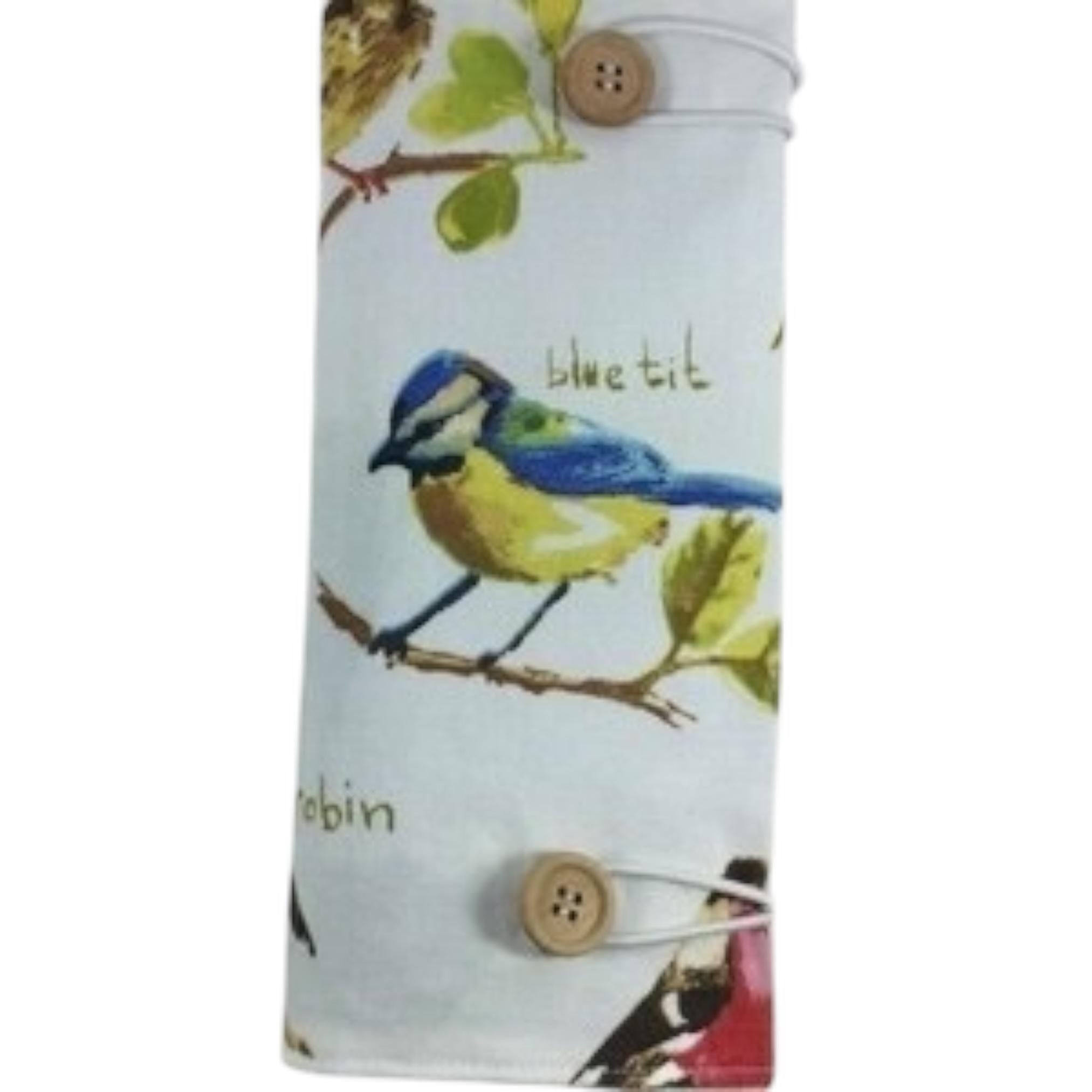 Birds interchangeable and double pointed needle case, knitting needle pouch, hiya hiya case, knit pro sock needle wallet