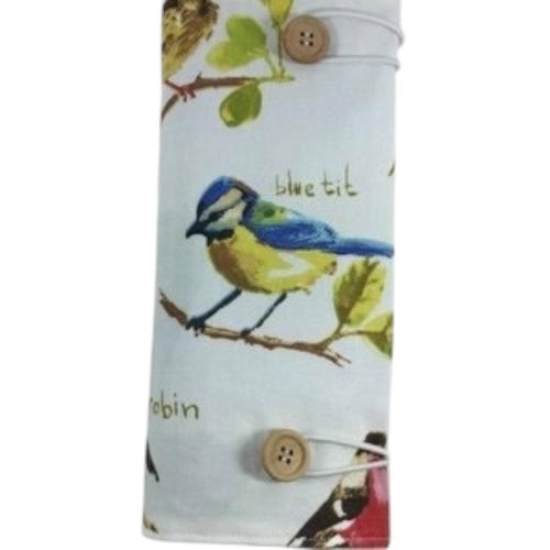 Birds interchangeable and double pointed needle case, knitting needle pouch, hiya hiya case, knit pro sock needle wallet