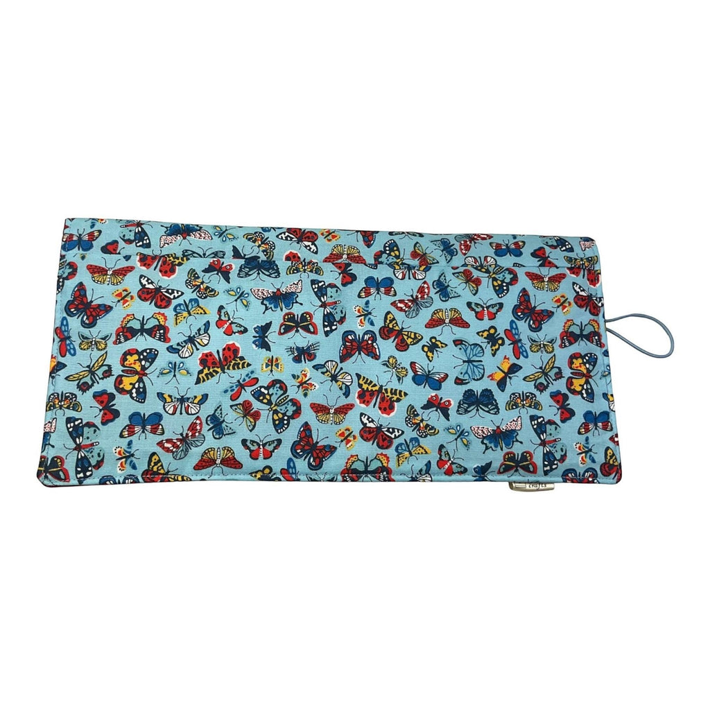 Interchangeable knitting needle case with Liberty fabric , butterfly addi case, chiagoo wallet, knit pro organiser pouch, hiya hiya case,