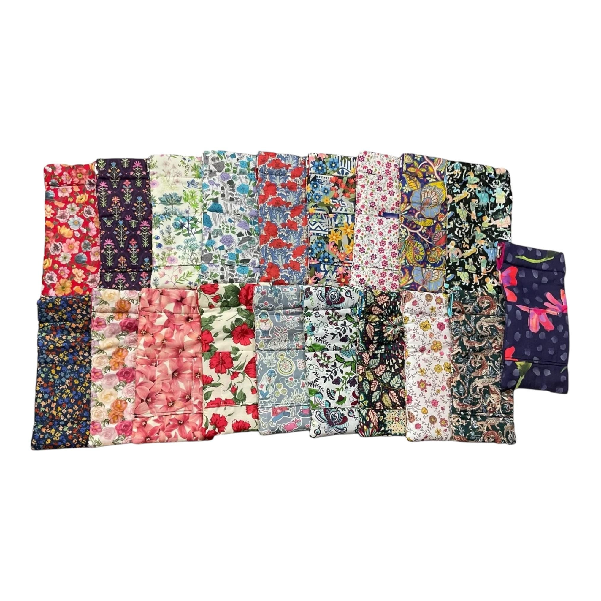Glasses cases in Liberty floral fabric, snap shut spectacles pouch, sunglasses flex frame, ladies eyeglasses holder, women's gift,