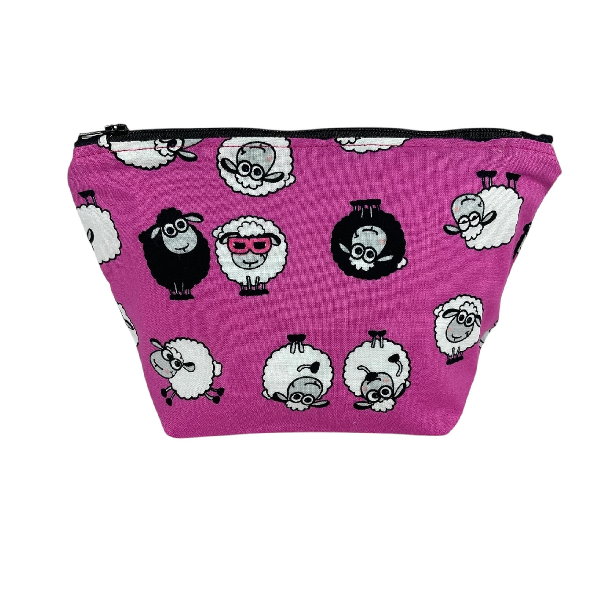 Fabric Zip Pouch: Sewing, Knitting, or Cosmetics Bag