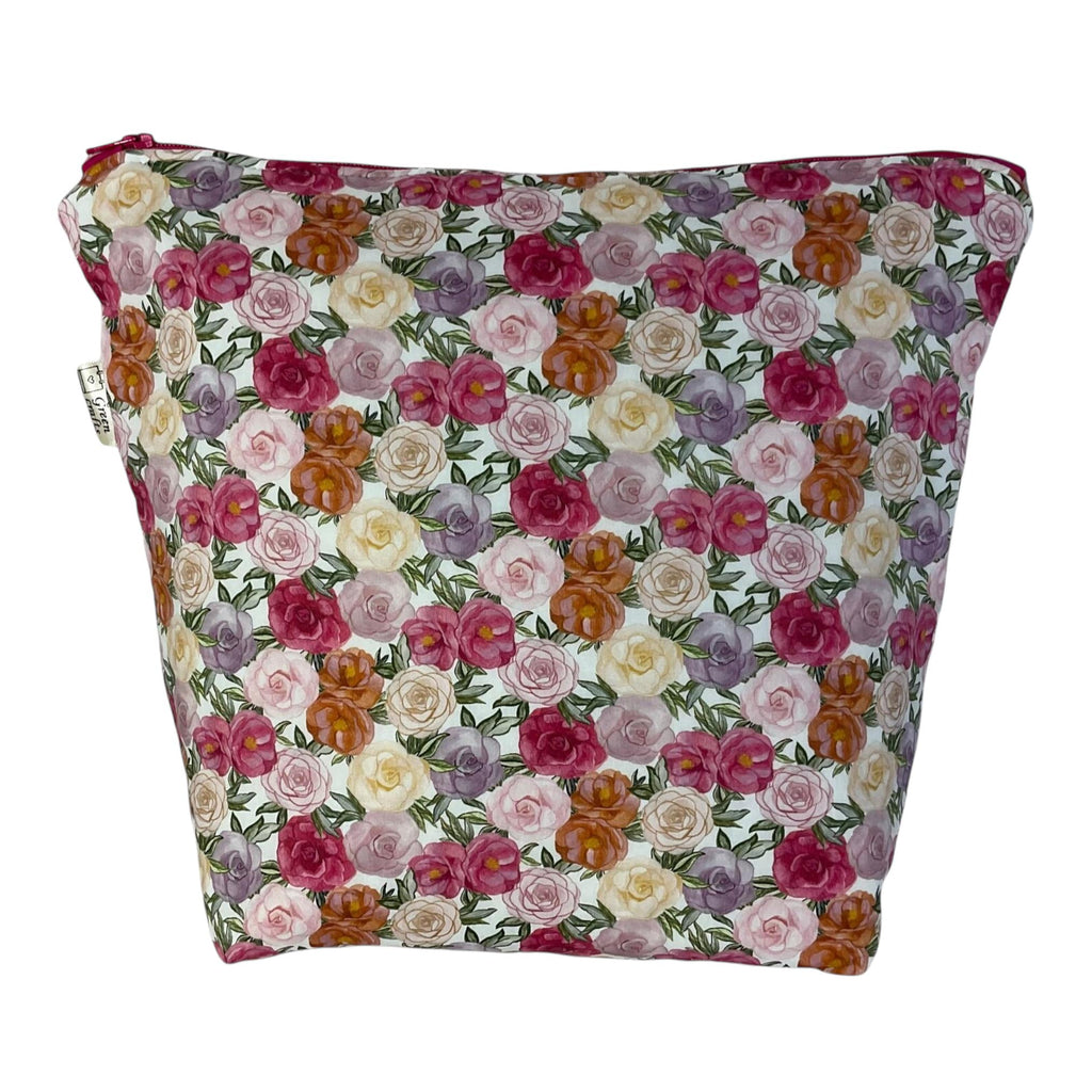 Liberty Print Toiletry Bag: Large Waterproof Floral Cosmetics Pouch