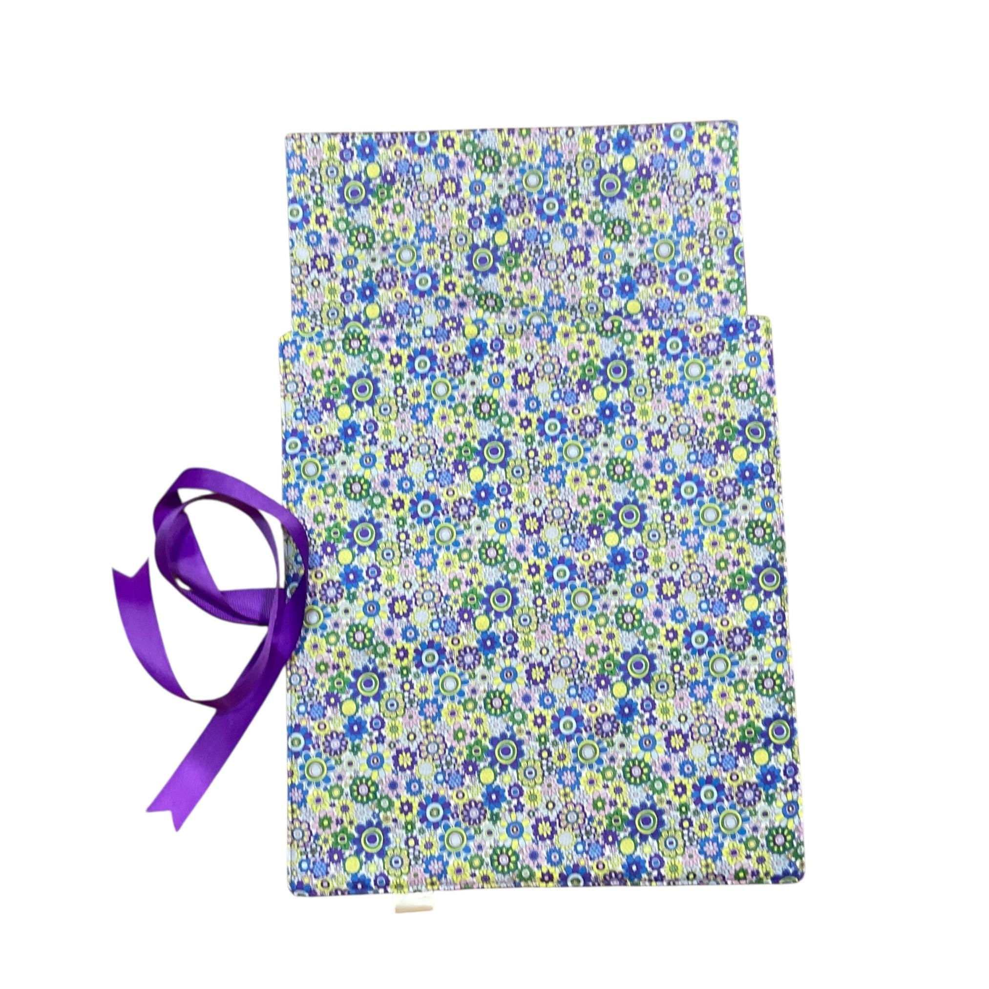 Liberty floral print Straight knitting needle case, needle roll, ribbon tie storage, knitting accessories, knitters gift,needle organiser