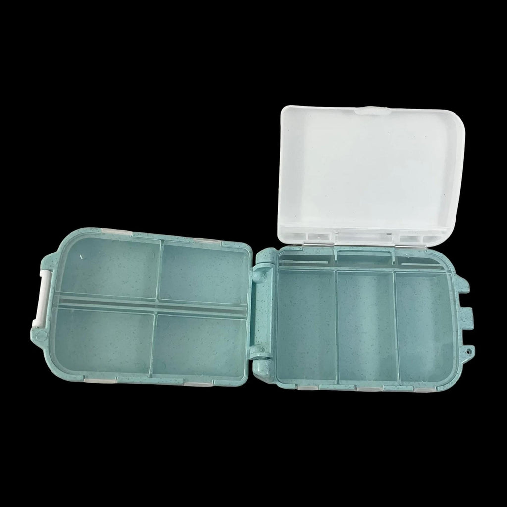 Knitting notions box, stitch marker rigid multi compartment organiser for  tools for knitting, crochet and sewing, small notions container