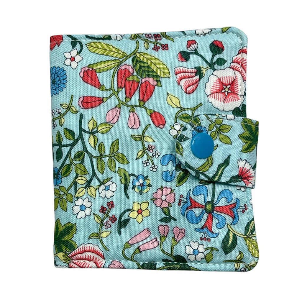 needle book, Liberty floral handmade fabric travel mending case, sewing stocking filler, ladies gift