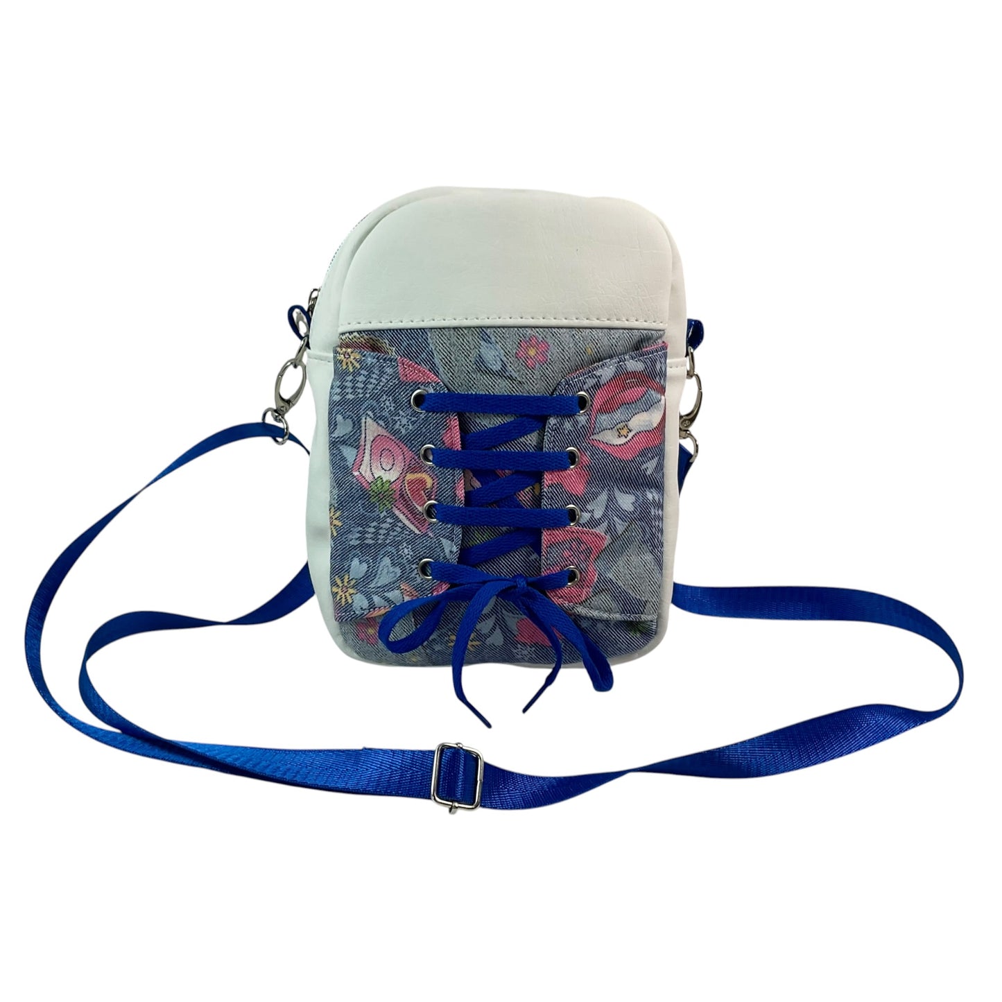 Handmade trainer Lace Crossbody Bag