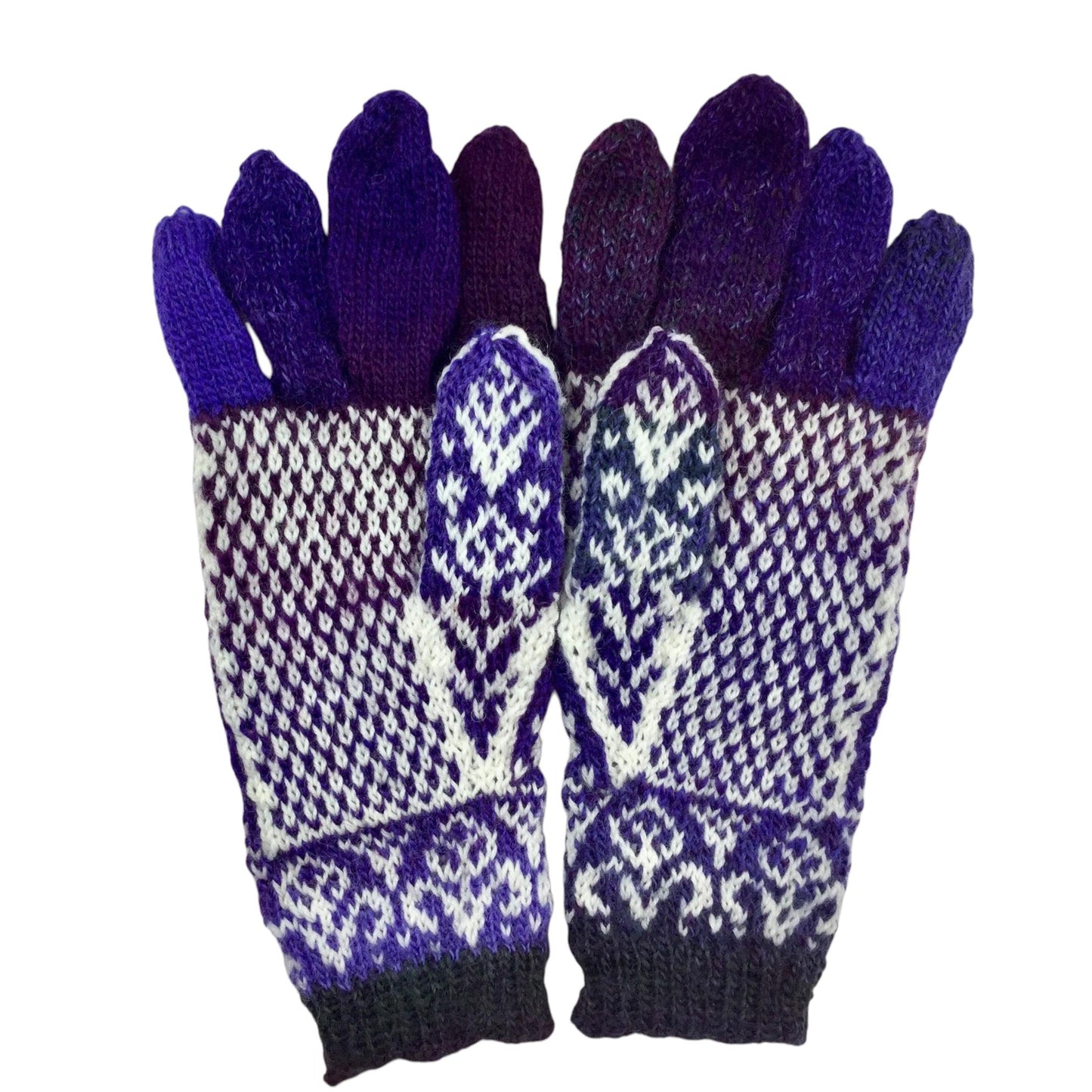 floral mandala style gloves
