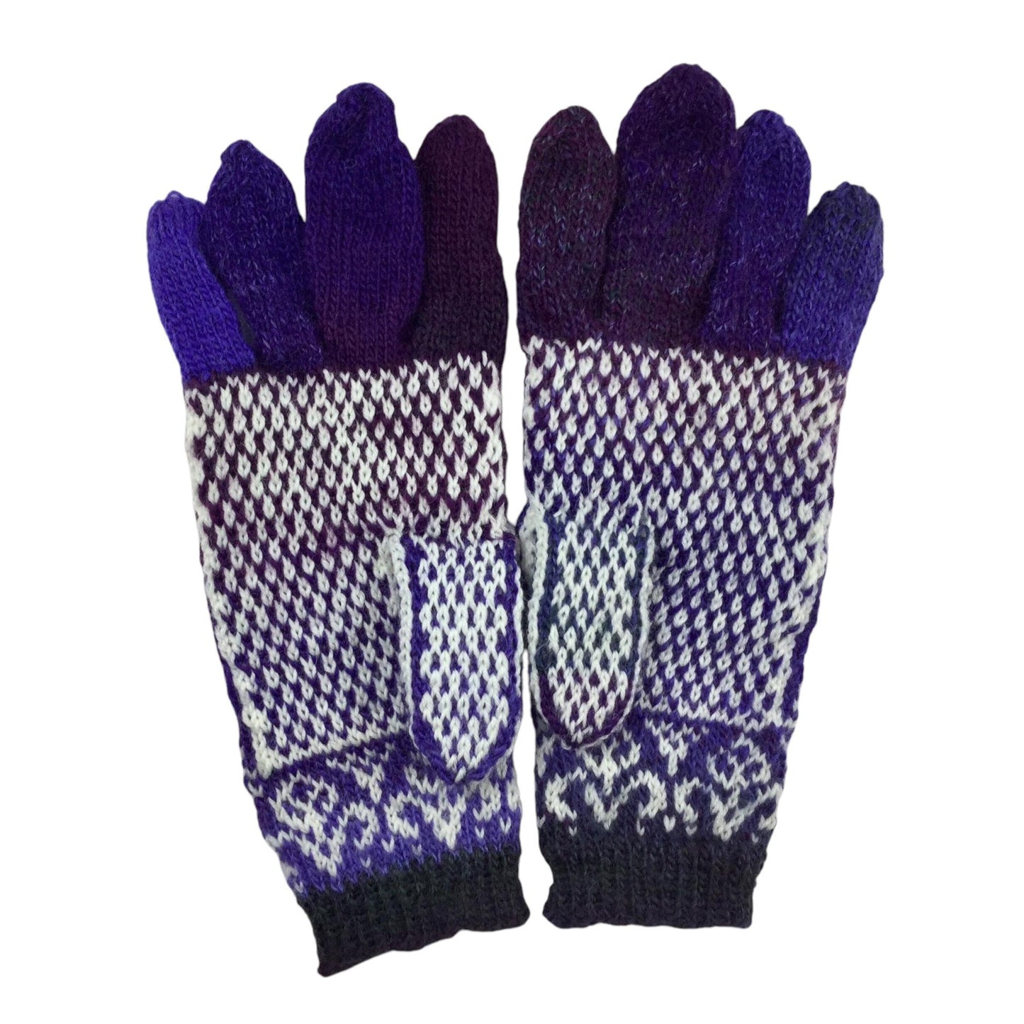 floral mandala style gloves
