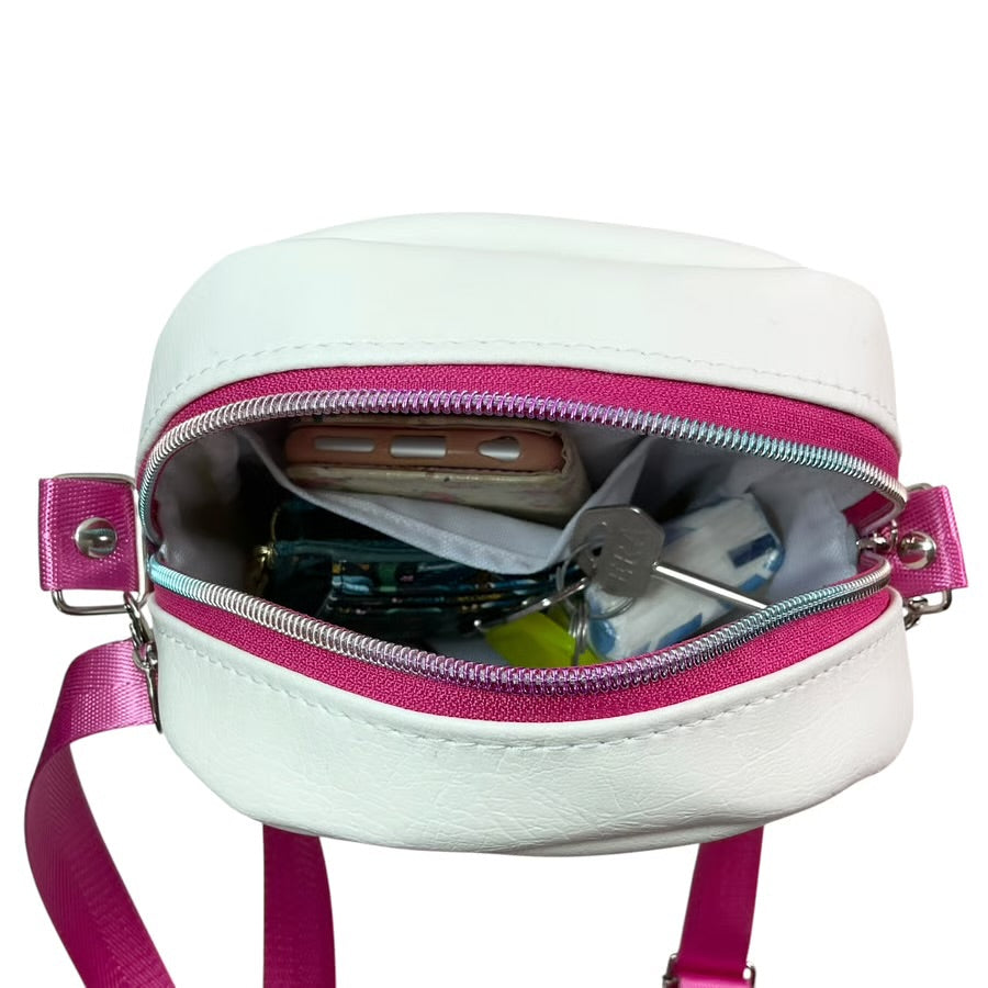 Handmade trainer Lace Crossbody Bag