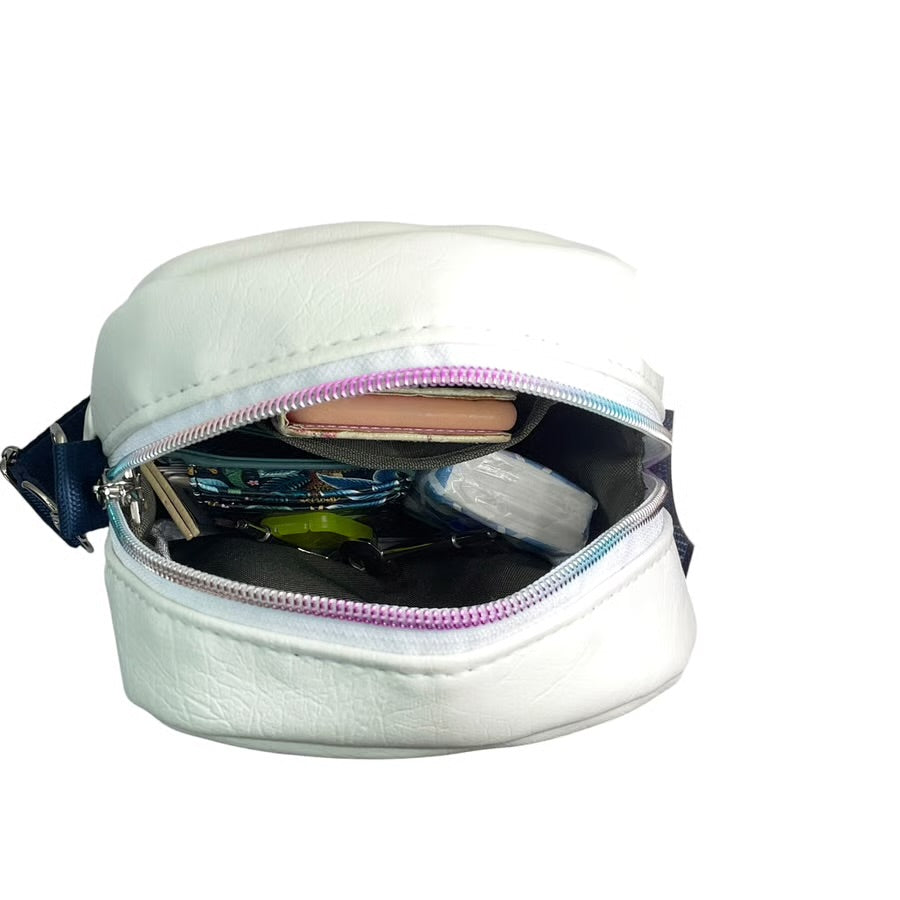 Handmade trainer Lace Crossbody Bag