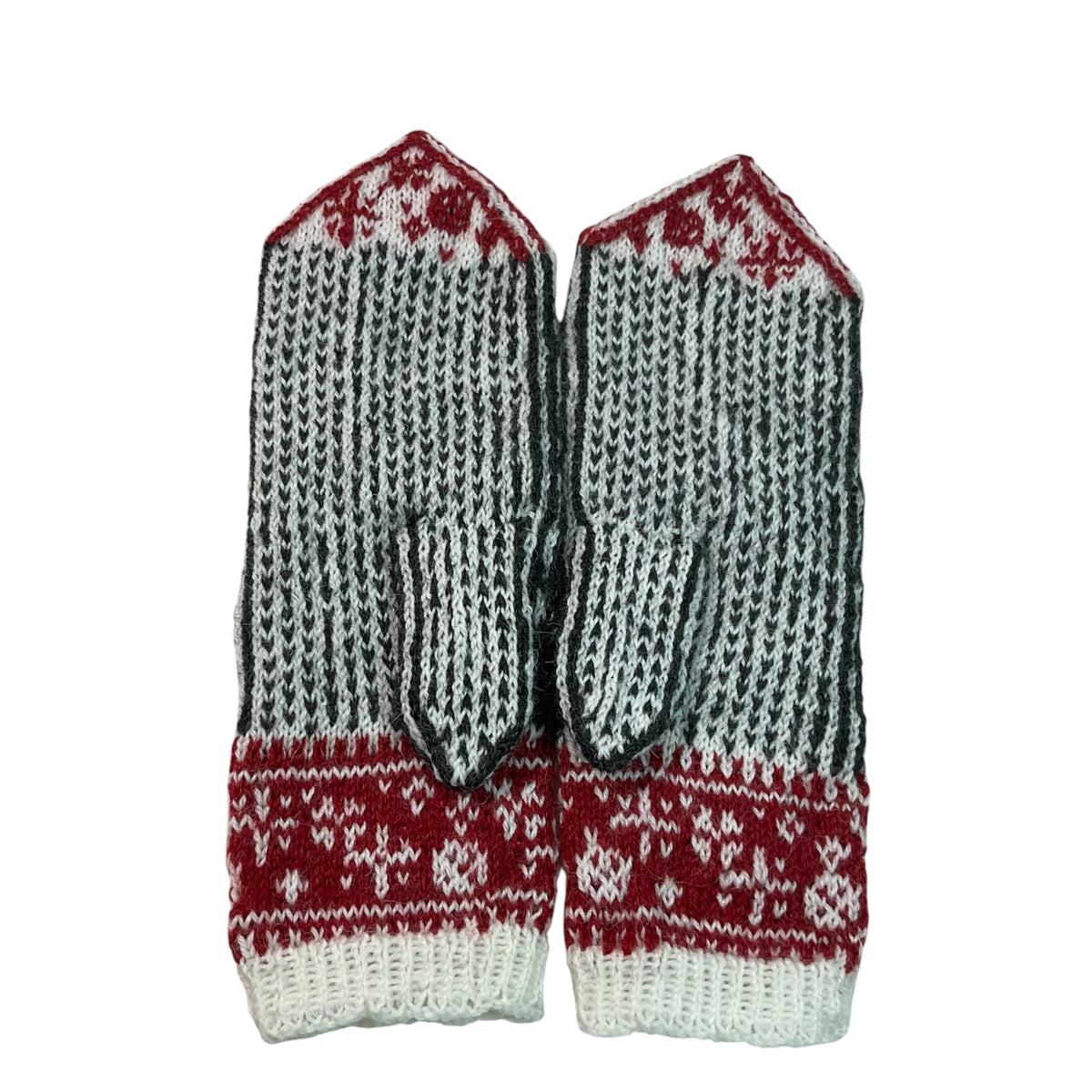 handknitted wool owl mittens (Copy)
