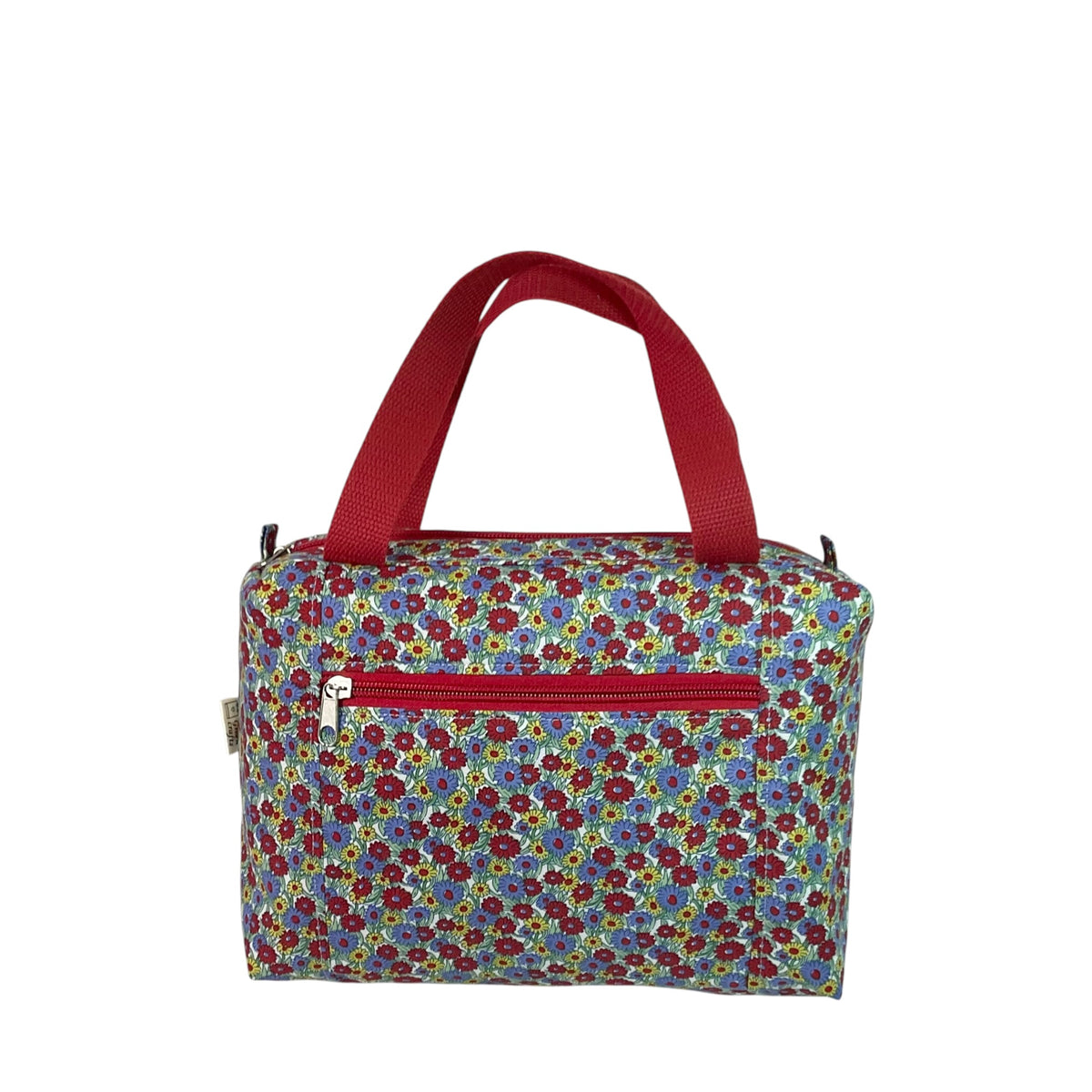 Liberty large toiletries bag with daisy floral print,  handles and zip pocket