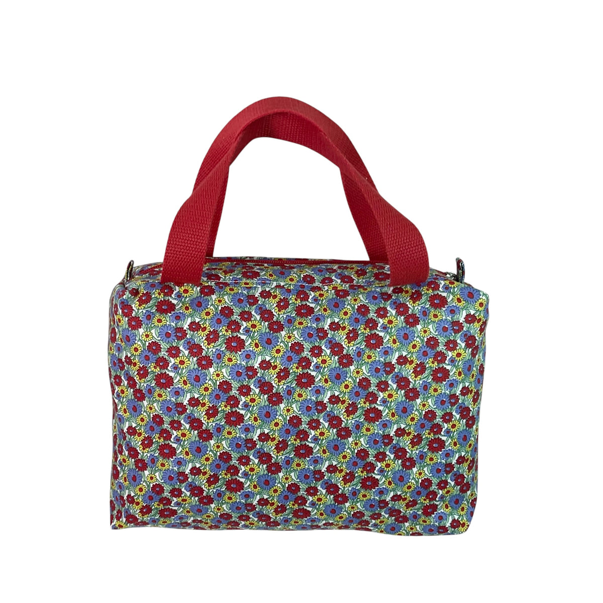 Liberty large toiletries bag with daisy floral print,  handles and zip pocket