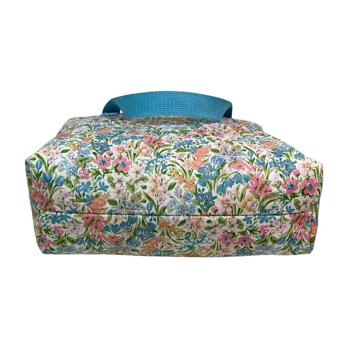 Liberty large pastel floral toiletries bag with handles and zip pocket