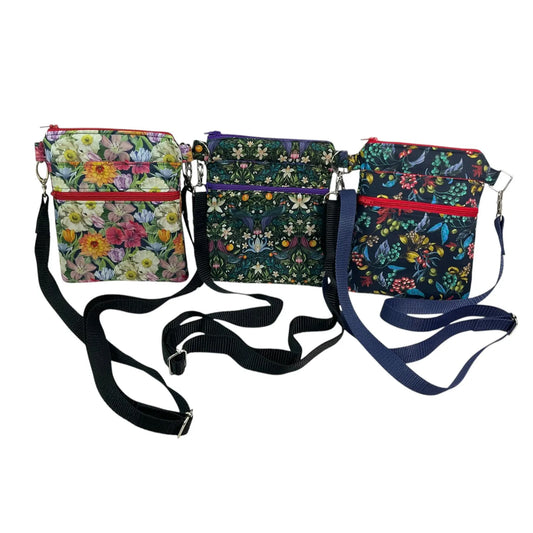 Liberty fabric slim phone shoulder bag