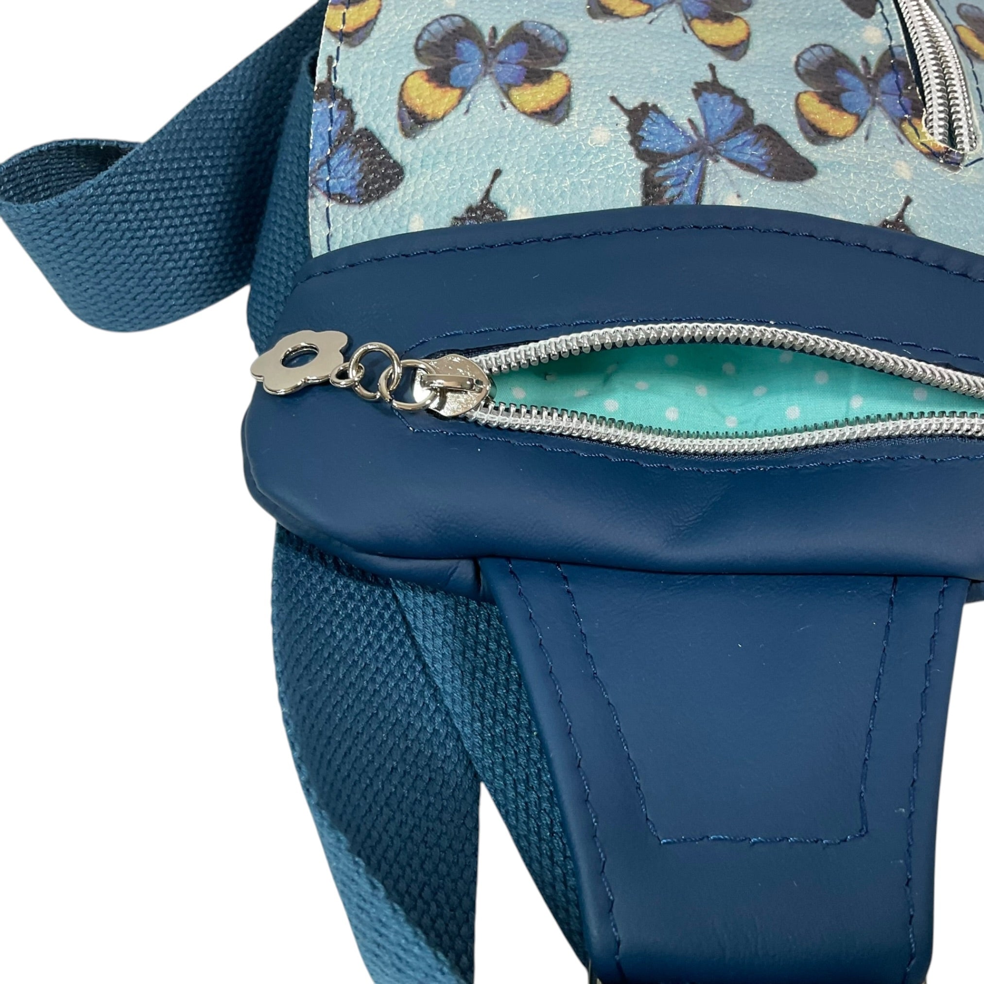 Handmade Leather butterfly sling Bag for Women