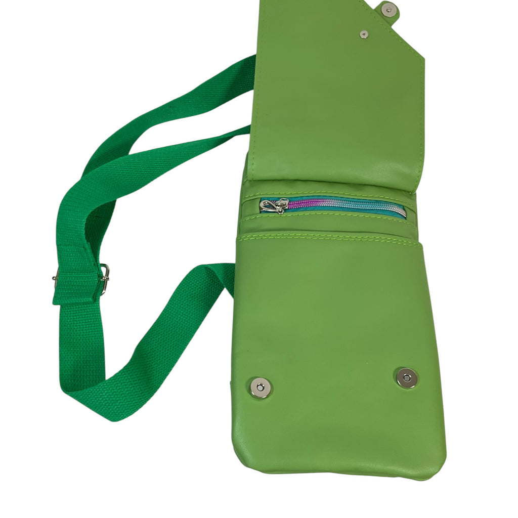Handmade Leather rainbow sling Bag for Women