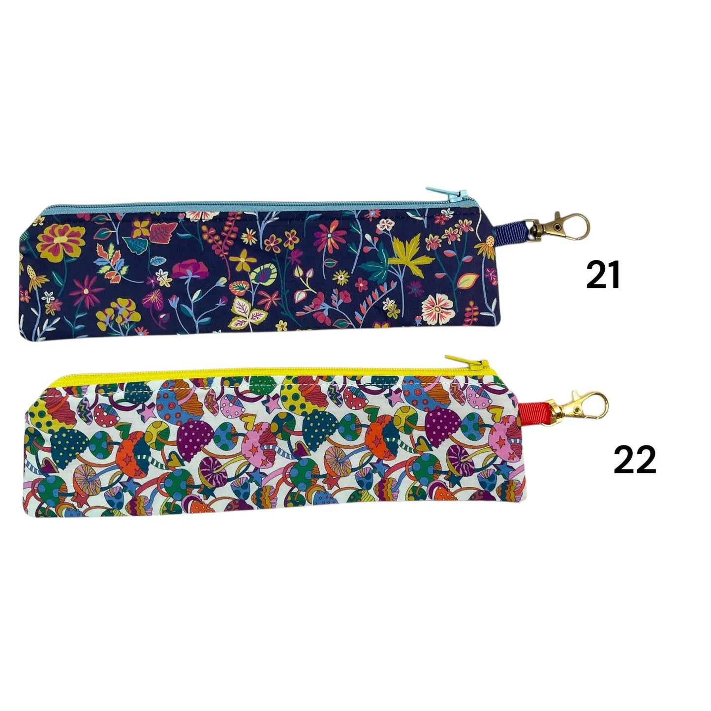 Liberty fabric slim pencil case