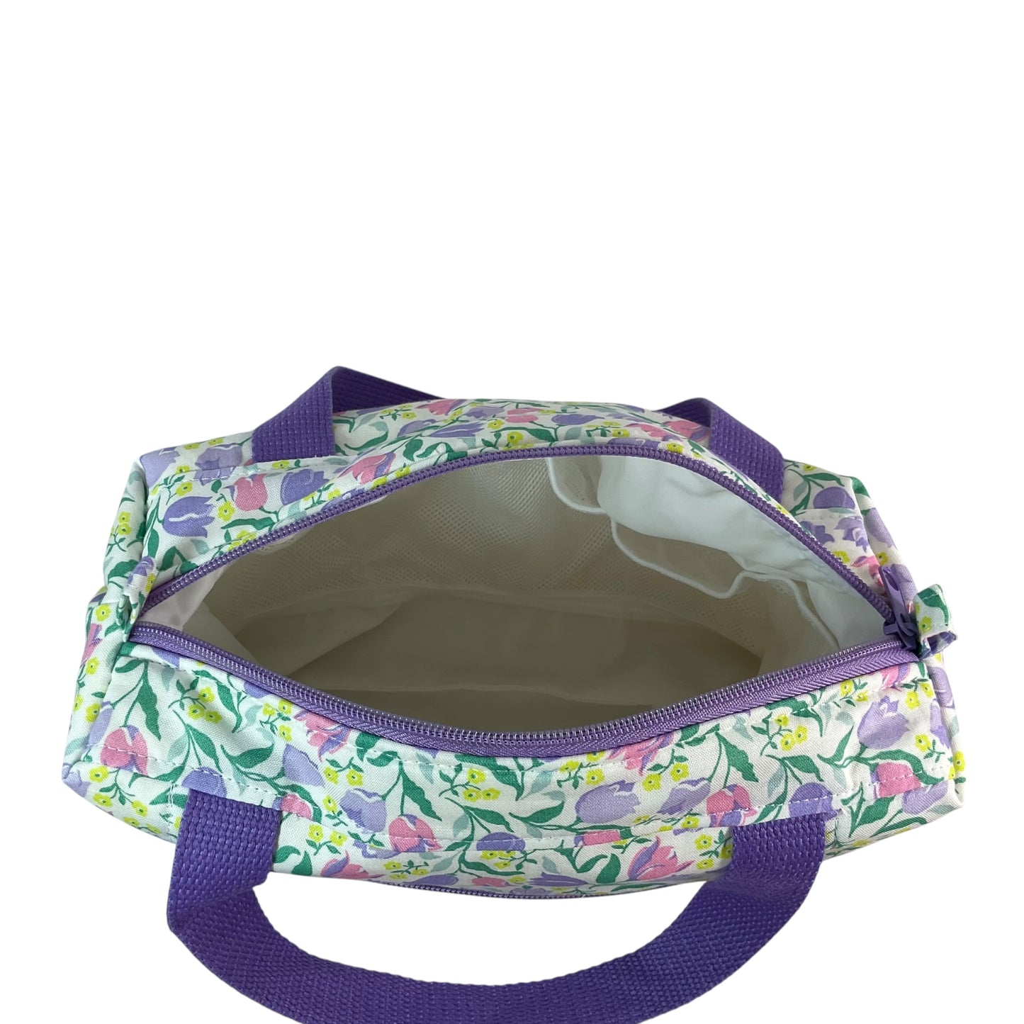 Liberty large boxy toiletries bag with handles and zip pocket
