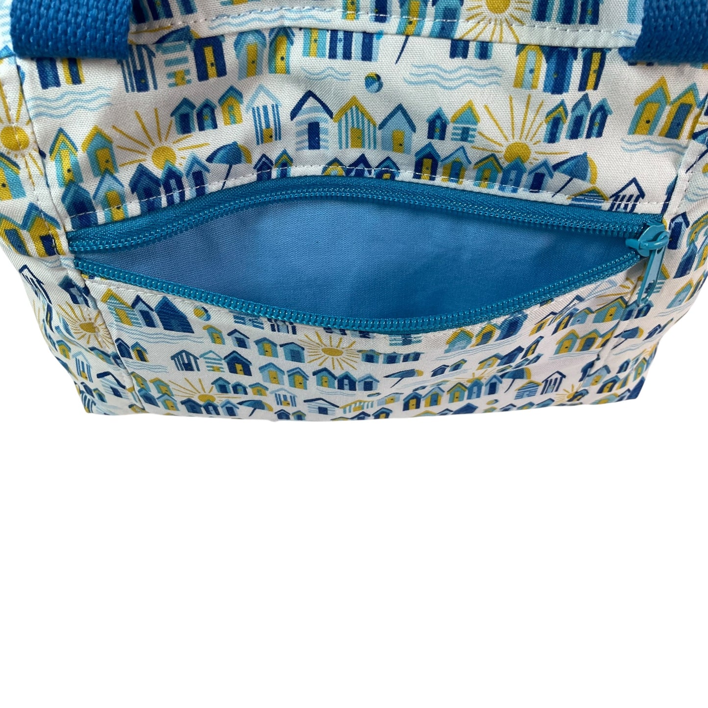 Liberty large boxy toiletries bag with handles and zip pocket