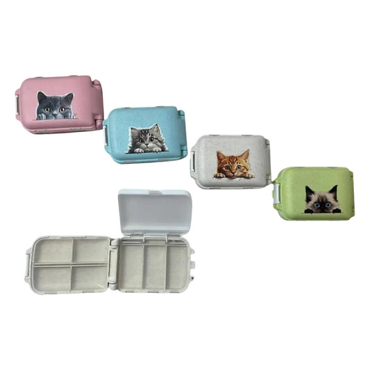 Cat Knitting notions with accessories box